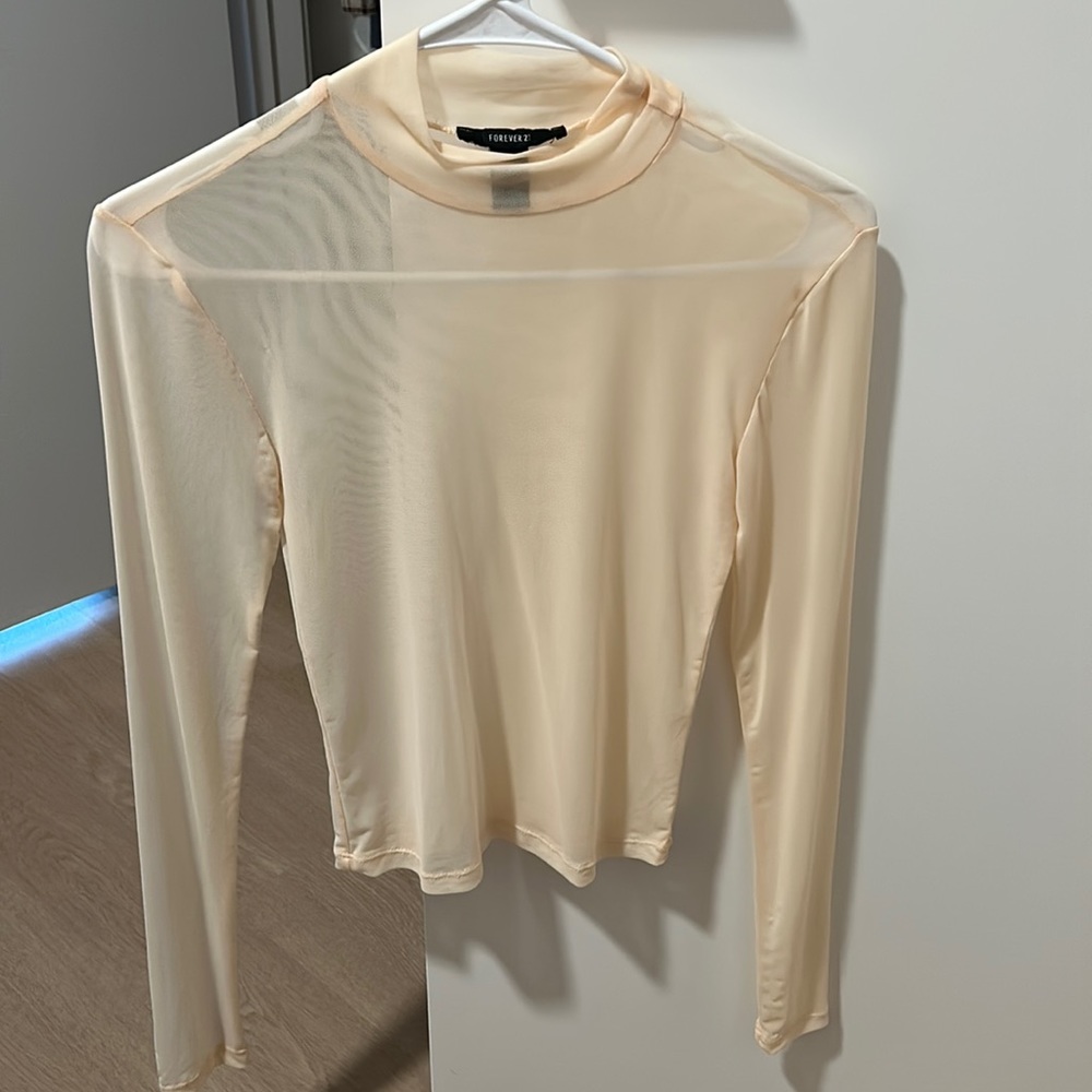 Sheer Mesh Long Sleeve